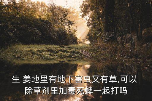 姜地除草用什么農(nóng)藥,荒山除草用什么農(nóng)藥好?