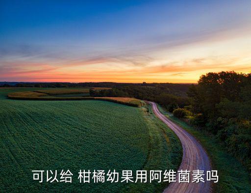 可以給 柑橘幼果用阿維菌素嗎