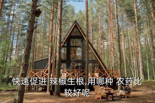 快速促進 辣椒生根,用哪種 農藥比較好呢