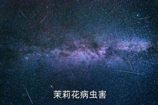  茉莉花病蟲害