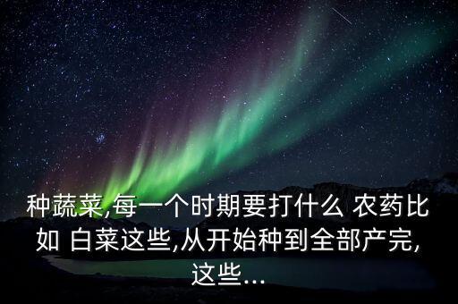 白菜桔黃打什么農(nóng)藥,黃白菜不能和什么一起吃