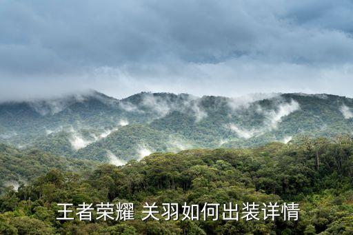 王者農藥 關羽出什么好