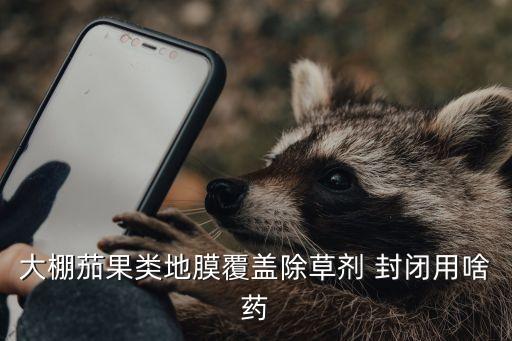 大棚茄果類地膜覆蓋除草劑 封閉用啥藥