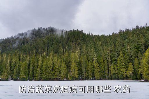 防治蔬菜炭疽病可用哪些 農藥