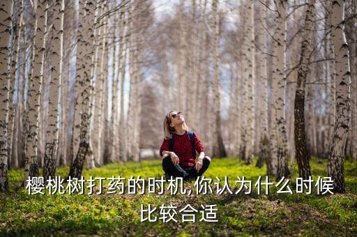 櫻桃開花時(shí)打什么農(nóng)藥