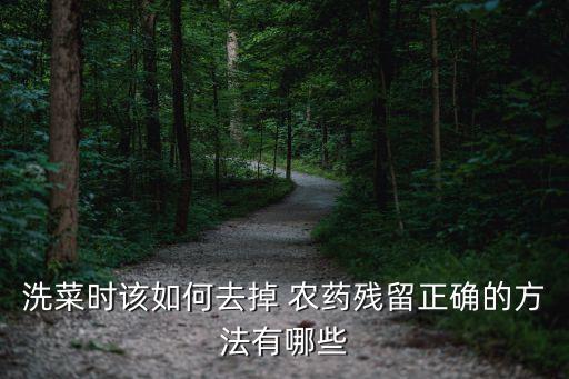 蔬菜去農藥用什么泡,小蘇打可以泡蔬菜去農藥嗎