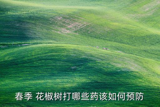 花椒落葉病用什么農藥,四季不落葉的花椒叫什么