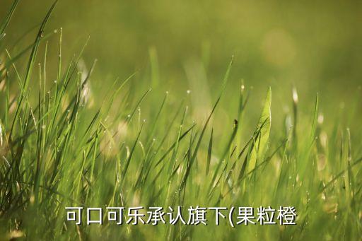 可口可樂承認(rèn)旗下(果粒橙