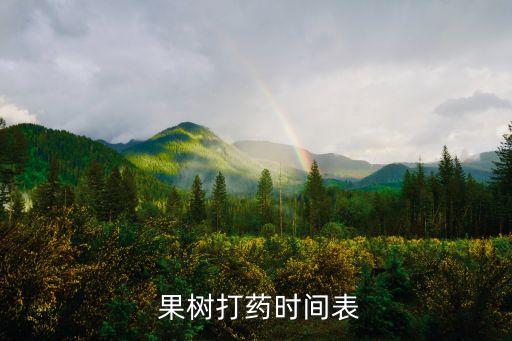 春天什么時候給果樹打農藥,果樹什么時候打農藥不生蟲子