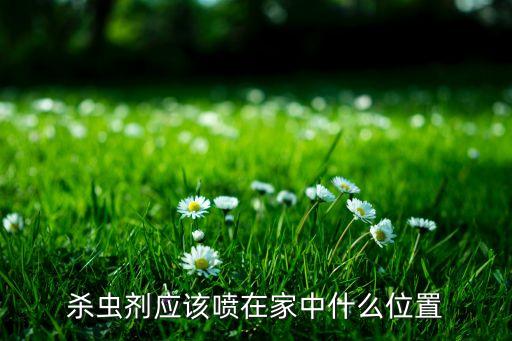 殺蟲劑應該噴在家中什么位置