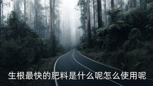  生根最快的肥料是什么呢怎么使用呢