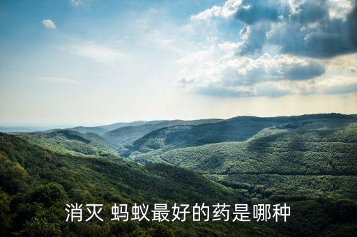 消滅 螞蟻最好的藥是哪種