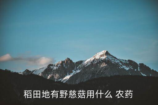 什么農藥治米米蒿,農藥咪鮮胺什么作用