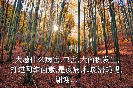 大蔥食心蟲打什么農藥