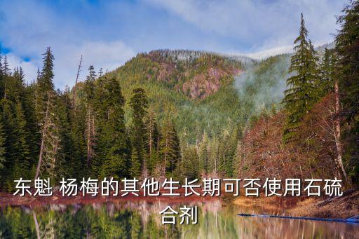 楊梅快速變黑用什么農藥