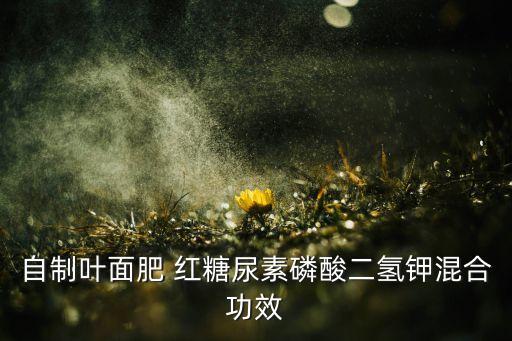 紅糖加入農藥有什么好處,什么農藥可以配紅糖