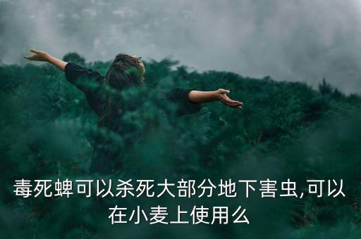 用什么農(nóng)藥打死麥功夫,有沒有什么農(nóng)藥能把大樹打死