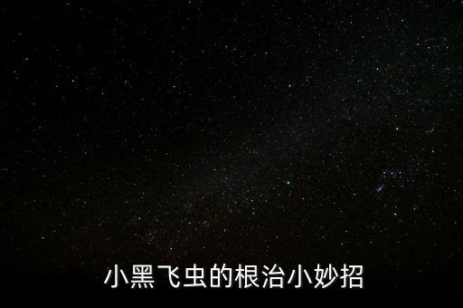 花盆的小黑飛用什么農(nóng)藥,花盆里的小黑飛蟲如何根除