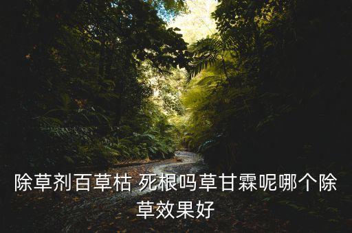 什么農藥能讓雜草死根,春季雜草用什么農藥效果好