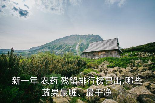 新一年 農藥 殘留排行榜已出,哪些蔬果最臟、最干凈