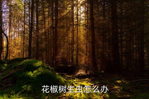 ,花椒樹上的蟲子用什么農藥