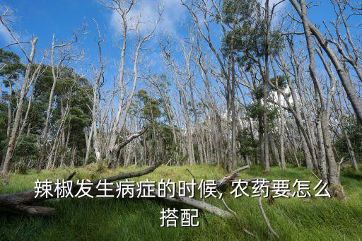  辣椒發生病癥的時候, 農藥要怎么搭配